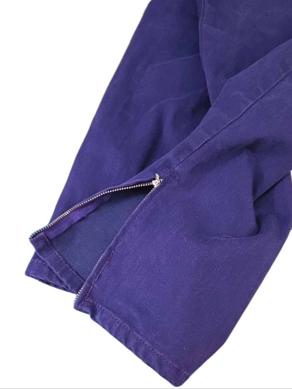 Chico's Deep Purple Slimming Pants - Picture 4 of 5